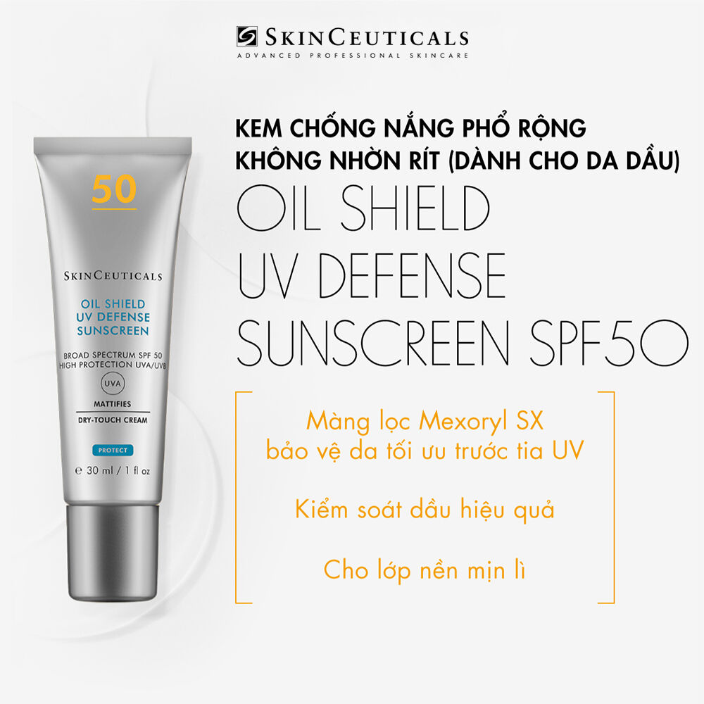 Kem Chống Nắng Oil Shield UV Defense Sunscreen SPF 50